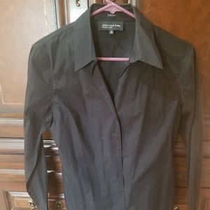 Black stretch dress shirt